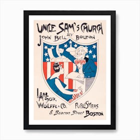 Uncle Sam S Church (1895), Ethel Reed Art Print