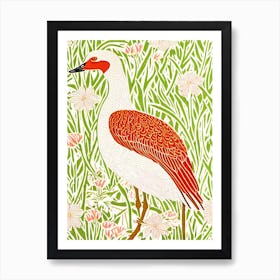 Canada Goose William Morris Style Bird Art Print