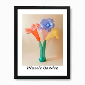 Dreamy Inflatable Flowers Poster Larkspur 2 Art Print