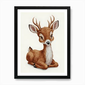 Cute Deer 1 Art Print