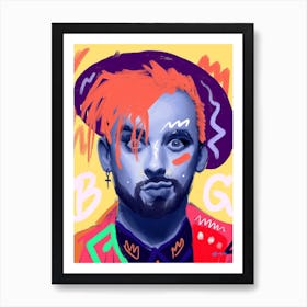 Boy George Art Print