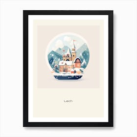 Lech Austria 3 Snowglobe Poster Art Print