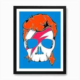 Skull Of David Bowie Art Print