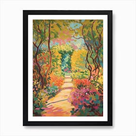 Claude Monet Gardens France Painting 1 Art Print