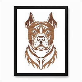 Pit Bull Art Print