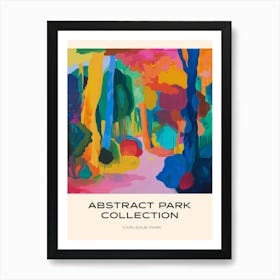 Abstract Park Collection Poster Karlsaue Park Kassel 2 Art Print