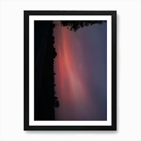 Artistic Sunset Art Print