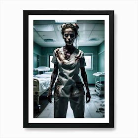 Can't Sleep?...Call The Night Nurse~Reimagined 25 Art Print