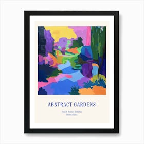 Colourful Gardens Denver Botanic Gardens Usa 1 Blue Poster Art Print