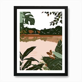 Jungle Background Art Print