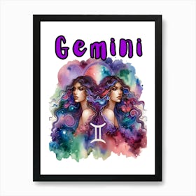 Gemini Art Print