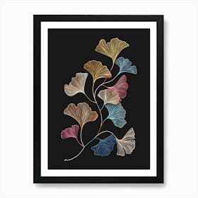 Ginkgo Leaves 36 Art Print