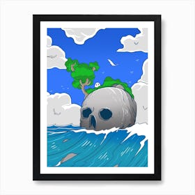 Lost Island 1 Art Print