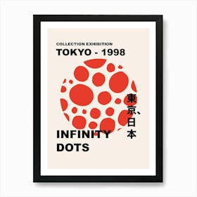 Dots Infinity Yayoi Inspired Japan Art Print