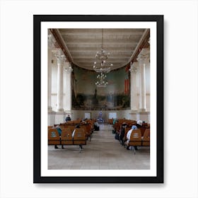 Social Modernism Train Station Art Print