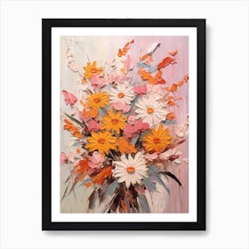 Fall Flower Painting Asters 7 Art Print