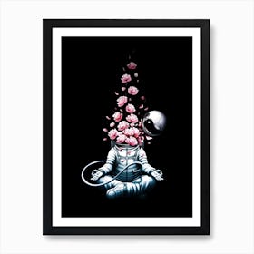 Astro Meditation Roses Poster