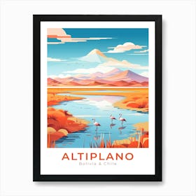 Bolivia & Chile Altiplano Travel Art Print