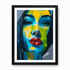 Abstract Of A Woman 4 Art Print