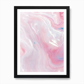 Marble Pink Art Print