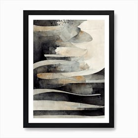 Abstract Art With Strokes 2 Art Print