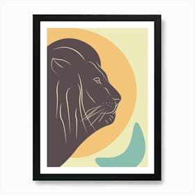 Lion'S Head Art Print
