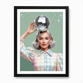 Disco Ball beautiful Art Print