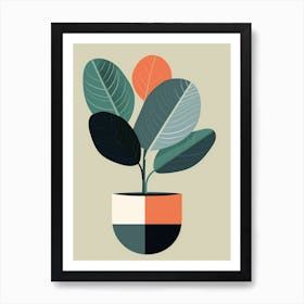 Plant In A Pot 1 Art Print