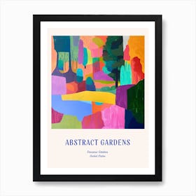 Colourful Gardens Descanso Gardens Usa 2 Blue Poster Art Print