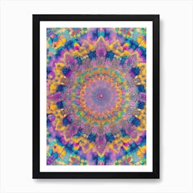 Maximalism Kaleidoscope Of Vibrant Colors Intricate 4 Art Print