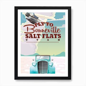 Fly To Bonville Salt Flats Art Print