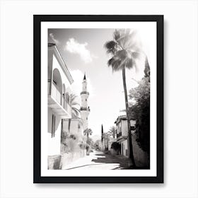 Antalya, Turkey, Photography In Black And White 4 Art Print