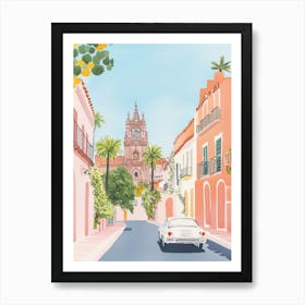 San Diego Cityscape Art Print