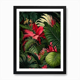 Tropical Paradise 1 Botanicals Art Print