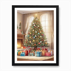 Christmas Tree 10 Art Print