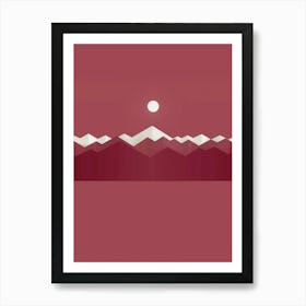 Mountains In The Sky 10 Art Print