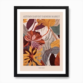 Fall Botanicals Orchid 1 Poster Art Print