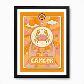 Zodiac Cancer Art Print