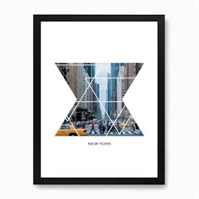 New York Geometric Art Print