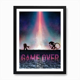 Movie Alien - Game Over Art Print