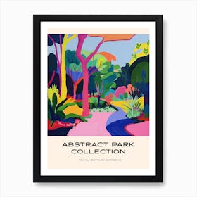 Abstract Park Collection Poster Royal Botanic Gardens Sydney 1 Art Print