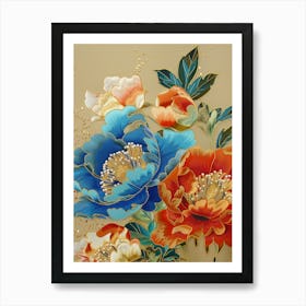 Chinese Flower Painting 76 Art Print