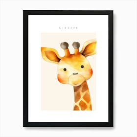 Giraffe Nursery Print Art Print