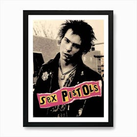 Sex Pistols band music 3 Art Print