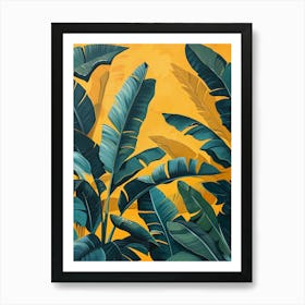 Banana Leaves 3 Art Print