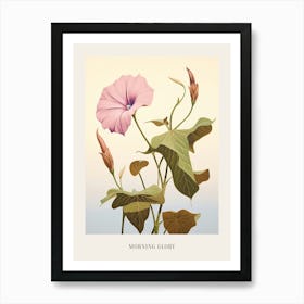 Floral Illustration Morning Glory 2 Poster Art Print