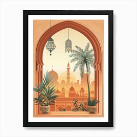 Islamic Arabic Background Art Print