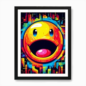 Smiley Face 1 Art Print