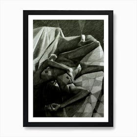 Reclining Nude - 16-11-14 Art Print