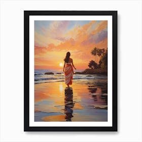 Hawaiian Sunset Art Print